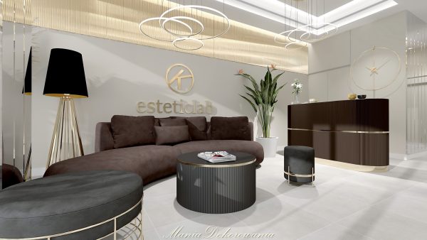 Projektowanie wnętrz salon kosmetyczny maniadekorowan