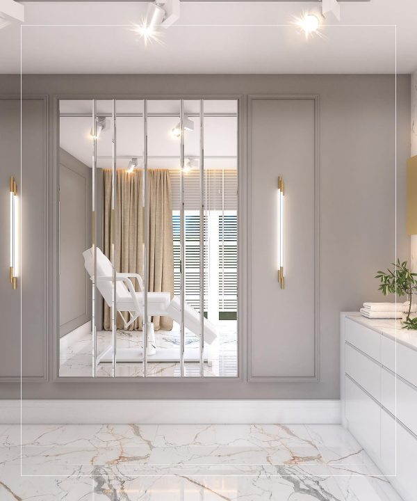 Projektowanie wnętrz salon kosmetyczny maniadekorowan
