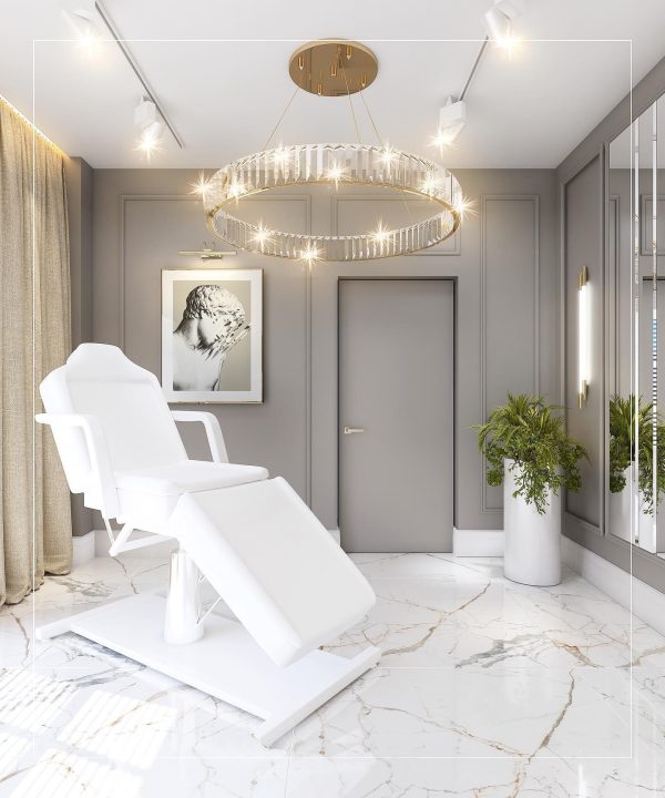 Projektowanie wnętrz salon kosmetyczny maniadekorowan