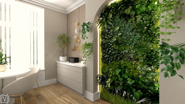 Projektowanie wnętrz salon kosmetyczny maniadekorowan