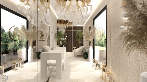 Projektowanie wnętrz salon kosmetyczny maniadekorowan