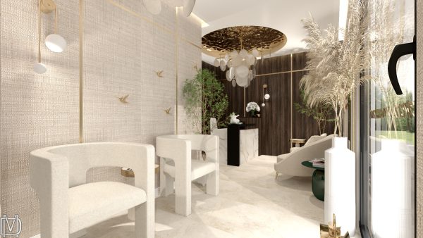 Projektowanie wnętrz salon kosmetyczny maniadekorowan