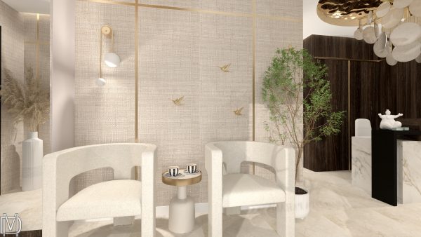 Projektowanie wnętrz salon kosmetyczny maniadekorowan
