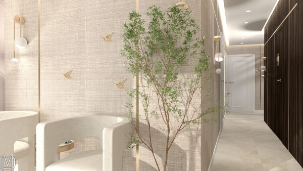 Projektowanie wnętrz salon kosmetyczny maniadekorowan